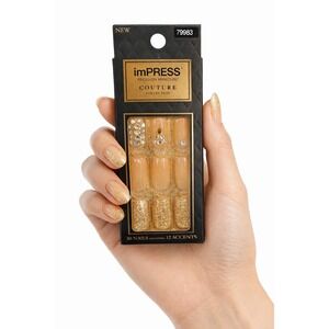 imPRESS Couture Collection Press-On Manicure Lush Life 30 Nails Rhinestone 93-31